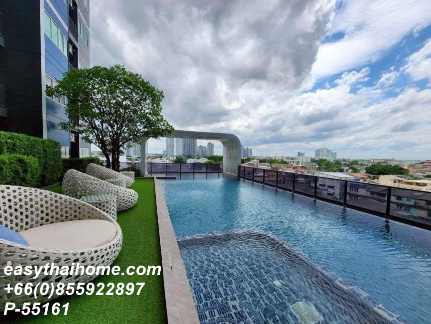รูป P-55161 | เมโทร สกาย วุฒากาศ🔥✨ คอนโดให้เช่า 2 ห้องนอน ห้องมุม วิวเมือง เฟอร์นิเจอร์ครบ พร้อมเครื่องซักผ้า ใกล้ BTS วุฒากาศ พร้อมเข้าอยู่ ✨ - รูปที่ 6/7