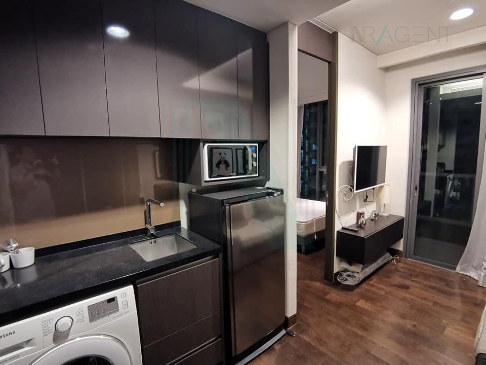 รูป ให้เช่าคอนโด เดอะ ลุมพินี 24 อาคาร 1 ชั้น 17 1 ห้องนอน ขนาด 26.00 ตรม ใกล้ รพ.เทพธารินทร์ - รูปที่ 3/8
