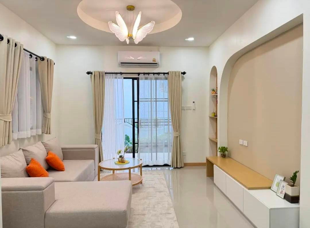 รูป ขายบ้านเดี่ยว 45 ตร.ว. หมู่บ้านสวนนนทรี เดินไปโลตัสรวมโชคได้ เฟอร์ครบ+ชาร์จ EV พร้อมอยู่ H541 โทร.0956195364 - รูปที่ 3/15