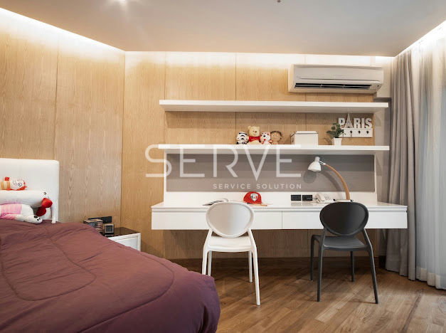 รูป 🔥ราคาหลุดจองมา!90K-ห้องดูเพล็กซ์ 3นอน มีอ่างอาบน้ำ ตกแต่งหรู เฟอร์จัดเต็ม พร้อมอยู่ คอนโดทำเลดีใกล้ MRTพระราม 9 @ Belle Grand Rama 9 - รูปที่ 9/12