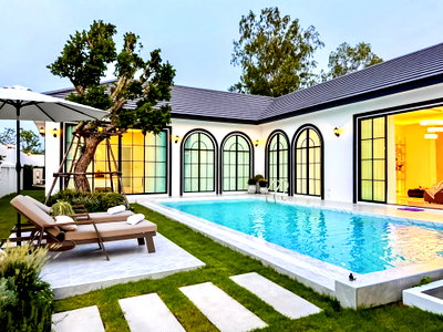บ้านเดี่ยว ชลบุรี : Luxury Pool Villa for Sale Mabprachan East Pattaya