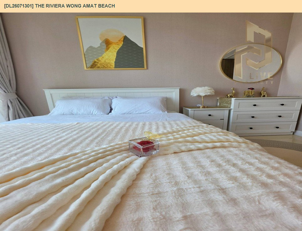 รูป DL26071301 ขายคอนโด เดอะ ริเวียร่า วงศ์อมาตย์ บีช (The Riviera Wong Amat Beach ) ใกล้ - พร้อมเข้าอยู่ โทรด่วน 0614453194 LineID @952jdxxk - รูปที่ 7/12