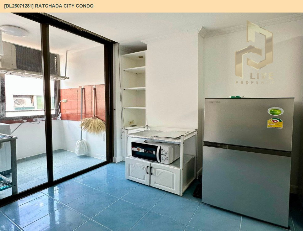 รูป DL26071281 ให้เช่าคอนโด รัชดา ซิตี้ คอนโด (Ratchada City Condo) ใกล้ MRTห้วยขวาง พร้อมเข้าอยู่ โทรด่วน 0638692663 LineID @952jdxxk - รูปที่ 4/6