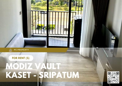 Condos for rent : For Rent ✨ MODIZ VAULT Kaset - Sripatum ✨ Fully furnished and equipped with appliances; right next to Kasetsart University .
