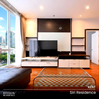 Condos for rent : Rental Condo 🌃 Siri Residence, 2BR 95 sq.m. 55K 🌠 Beautiful Spacious Unit, Fully Furnished, City View, Near BTS Phrom Phong 