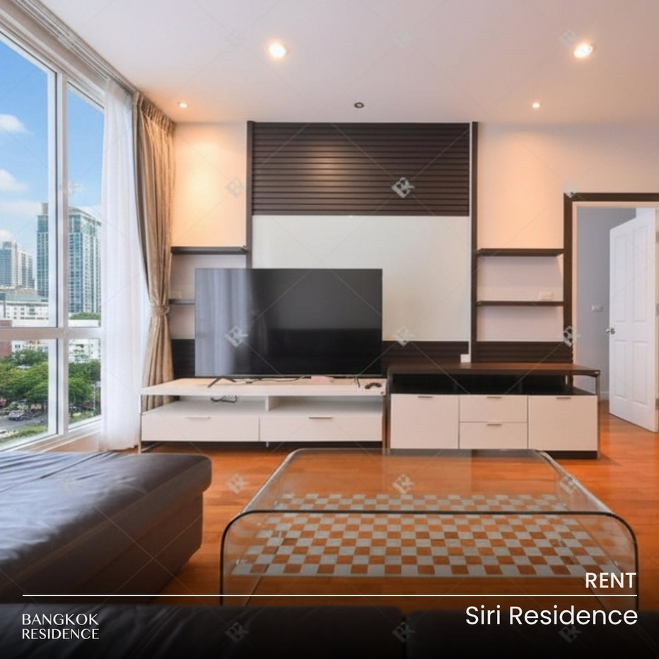 รูป เช่าคอนโด 🌃 Siri Residence 2นอน 95ตร.ม. 55k 🌠 ห้องกว้าง เฟอร์ครบ วิวเมืองสวย ใกล้ BTS พร้อมพงษ์  - รูปที่ 1/10