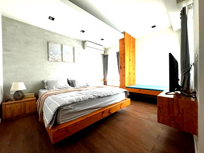 Townhouses for rent Chiang Mai : For rent Mobius Condo, a furnished with appliances,living space in a great location near Lanna Hospital and Nimmanhaemin. RH-43