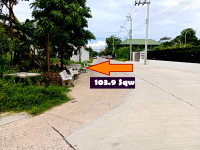 ที่ดิน ถนนติวานนท์ : ขายที่ดินจัดสรรแปลงสวย 103.9 ตารางวา สร้างบ้าน ติวานนท์ ปากเกร็ด แจ้งวัฒนะเหมาะมาก หรือใกล้เมืองทองธานีก็ใกล้ ใน ม.ลานทองปากเกร็ด ที่ถมสวยจัดสรร