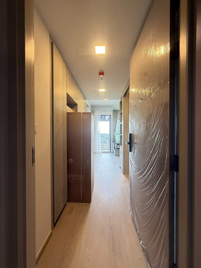 picture Condo for rent, Cobe Kaset-Sri Pathum, 10th floor, 27 sq m. Rent: 16,000 THB. Contact Line @802dkhwu for quick response  - 3/14