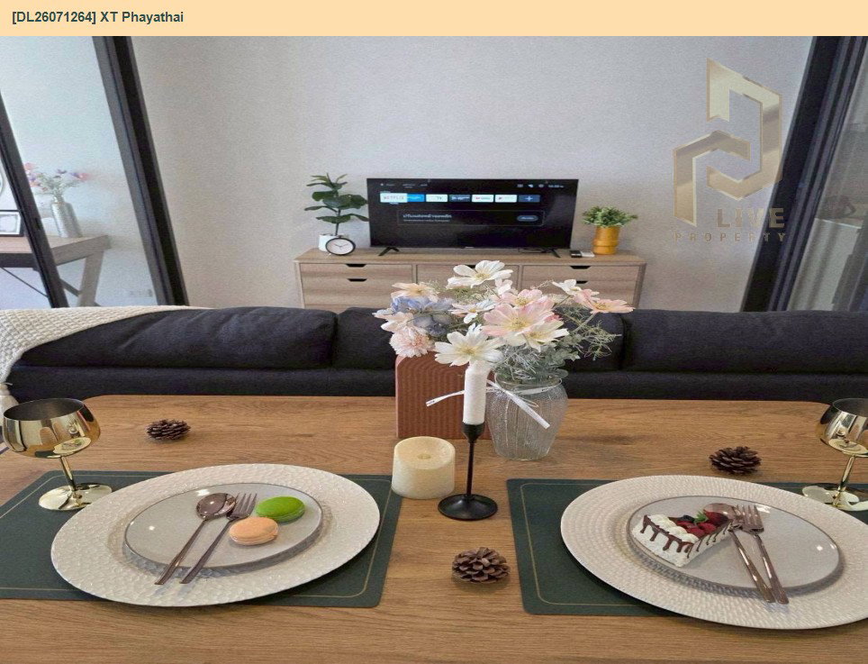 รูป DL26071264 ให้เช่าคอนโด เอ็กซ์ที พญาไท (XT PHAYATHAI) ใกล้ BTS พญาไท พร้อมเข้าอยู่ โทรด่วน 0653619502 LineID @952jdxxk - รูปที่ 6/9