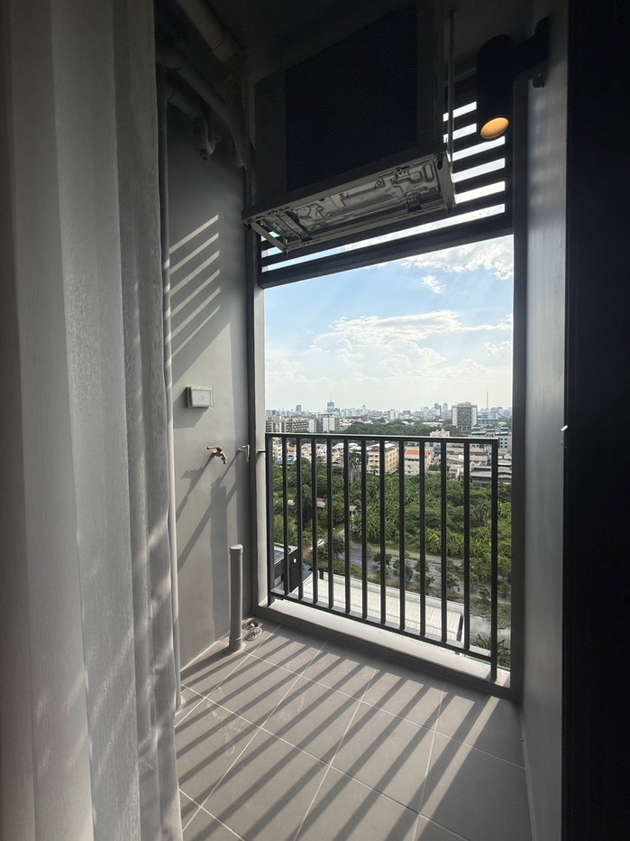 picture Condo for rent, Cobe Kaset-Sri Pathum, 10th floor, 27 sq m. Rent: 16,000 THB. Contact Line @802dkhwu for quick response  - 12/14