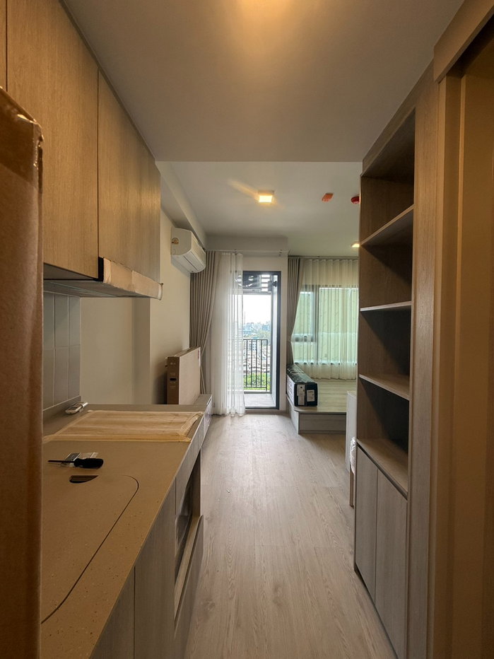 picture Condo for rent, Cobe Kaset-Sri Pathum, 10th floor, 27 sq m. Rent: 16,000 THB. Contact Line @802dkhwu for quick response  - 4/14