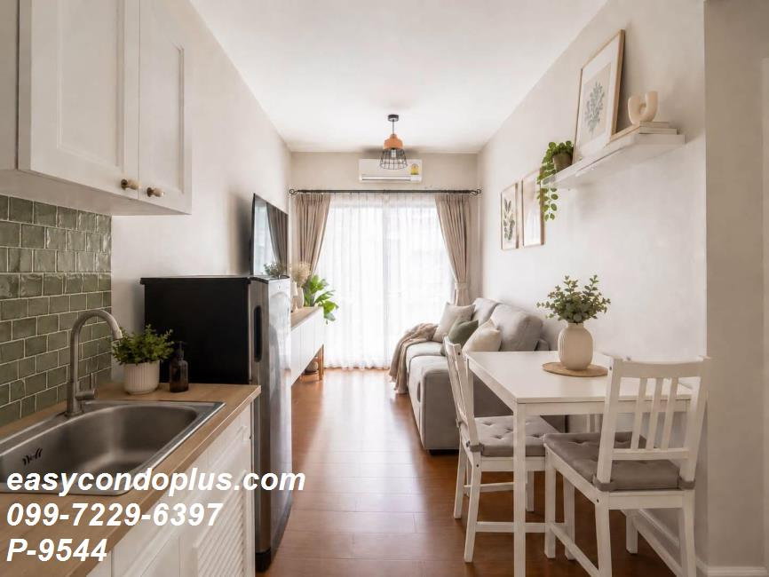 picture 🏷 P-9544 | A Space Play Ratchada-Sutthisarn Modern Condominium Near MRT Sutthisarn 18,000 THB | Line ID: @easycondoplus | 099-229-6397 - 4/6