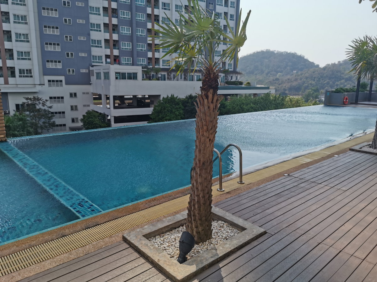 รูป ขายคอนโด Sea Hill ศรีราชา (ตึก A ชั้น 12A) ห้องมุม 45.81 ตร.ม. วิวทะเล-ภูเขา รีโนเวตพร้อมอยู่ ฟรีโอนกรรมสิทธิ์ - รูปที่ 11/12
