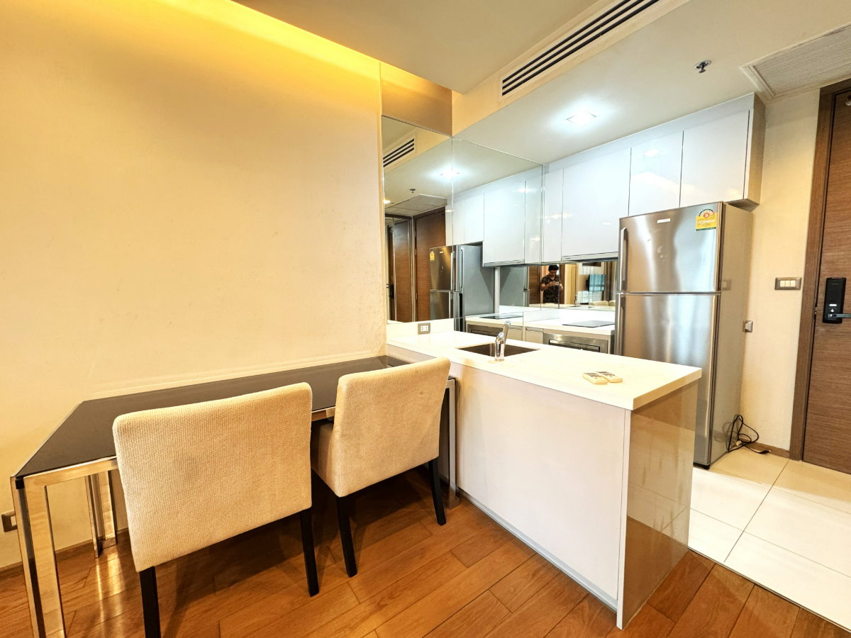 รูป 🧡 Line ID: @Ressy (มี@) | 46.7 SQm🔥 The Address Sathorn 12 | Near BTS Saint Louis | Ready for Viewing - รูปที่ 1/6