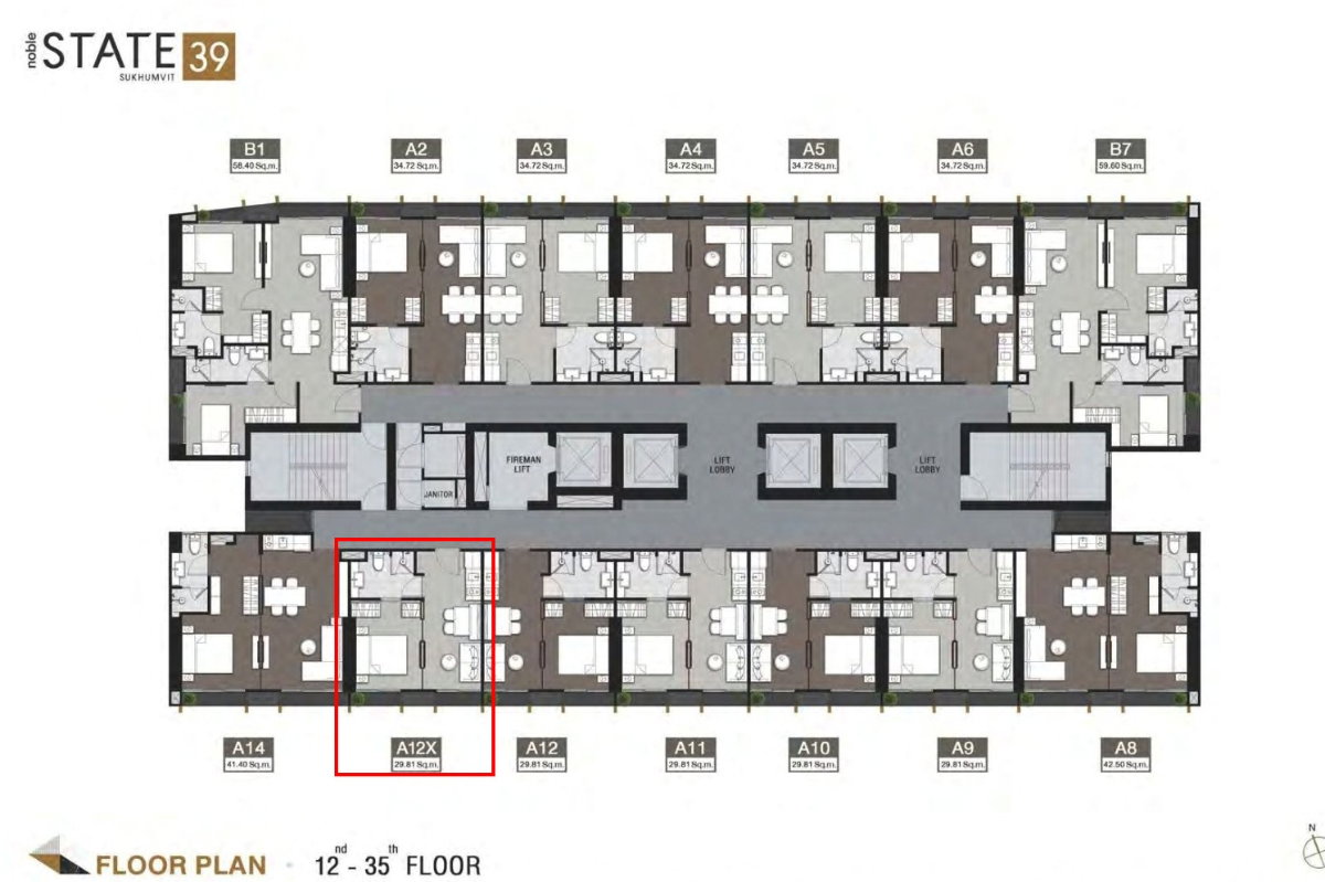 picture For rent Condo Noble state sukhumvit 39 Fully Furnished (S03-2740) - 5/9