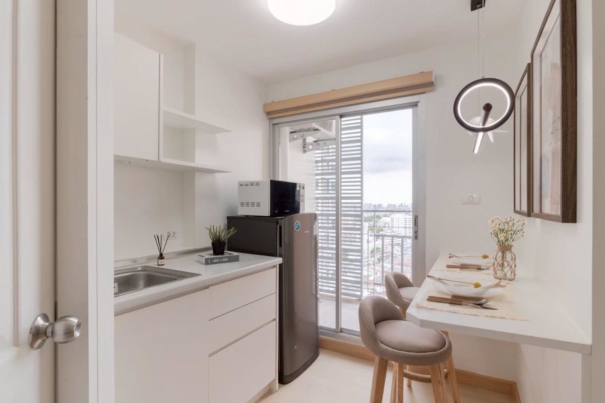 รูป ขาย คอนโด ปิ่นเกล้า The Trust Residence แต่งสวยเฟอร์ทั้งห้อง ชั้น19 1ห้องนอน 1รับแขก เพียง 1.89 ล้านบาท ฟรีโอน! - รูปที่ 9/9