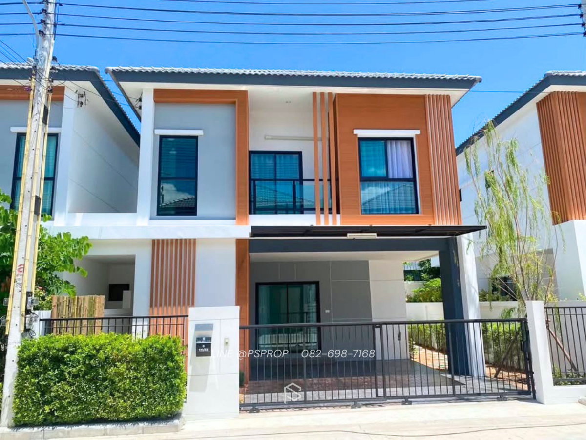 รูป บ้านเช่าติดถนนข้าวหลาม เดินทางสะดวกใกล้ทางด่วน The newlife✅ พร้อมเข้าอยู่ #HR0090 - รูปที่ 1/14