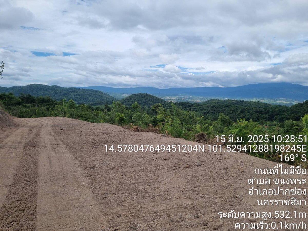 ขายที่ดินบนเนินเขา ขนงพระ เขาใหญ่ ปากช่อง ที่ดินบนเนิน 37 ไร่ เทควิวเขาใหญ่สวย มองไกลสุดสายตา ที่สูงความสูงจากระดับน้ำ 550ม ติดถนนลาดยาง เดินทางสะดวก