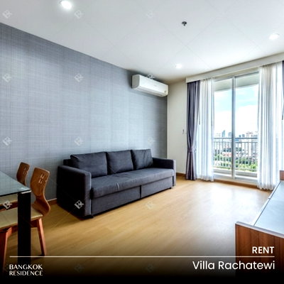 คอนโดให้เช่า : เช่าคอนโด ⚡️ Villa Rachatewi 3นอน 105.70ตร.ม. 55K 🌟 ยูนิตสวย แรร์ที่สุด ใกล้ BTS ราชเทวี 