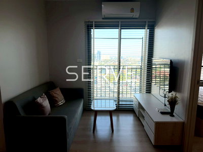 Condos for rent : 2 Beds High Fl. 30+  City View Fully furnished Good Location 20 Steps From MRT Si La Salle Station  @ Nue Noble Srinakarin Lasalle