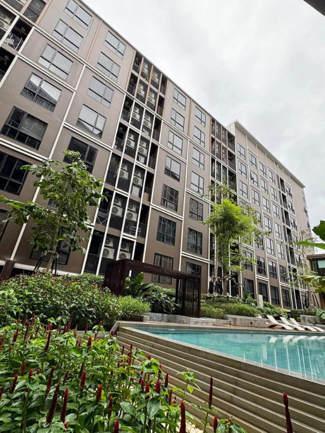 รูป Condo for RENT : The Shade Sathorn 𝐒𝐢𝐳𝐞 :  40 sqm. 1 Bedroom /1 Bathroom/Closed Kitchen/ทิศเหนือ /วิวสระว่ายน้ำ  𝐅𝐥𝐨𝐨𝐫 : 7th  Building : B - รูปที่ 8/8