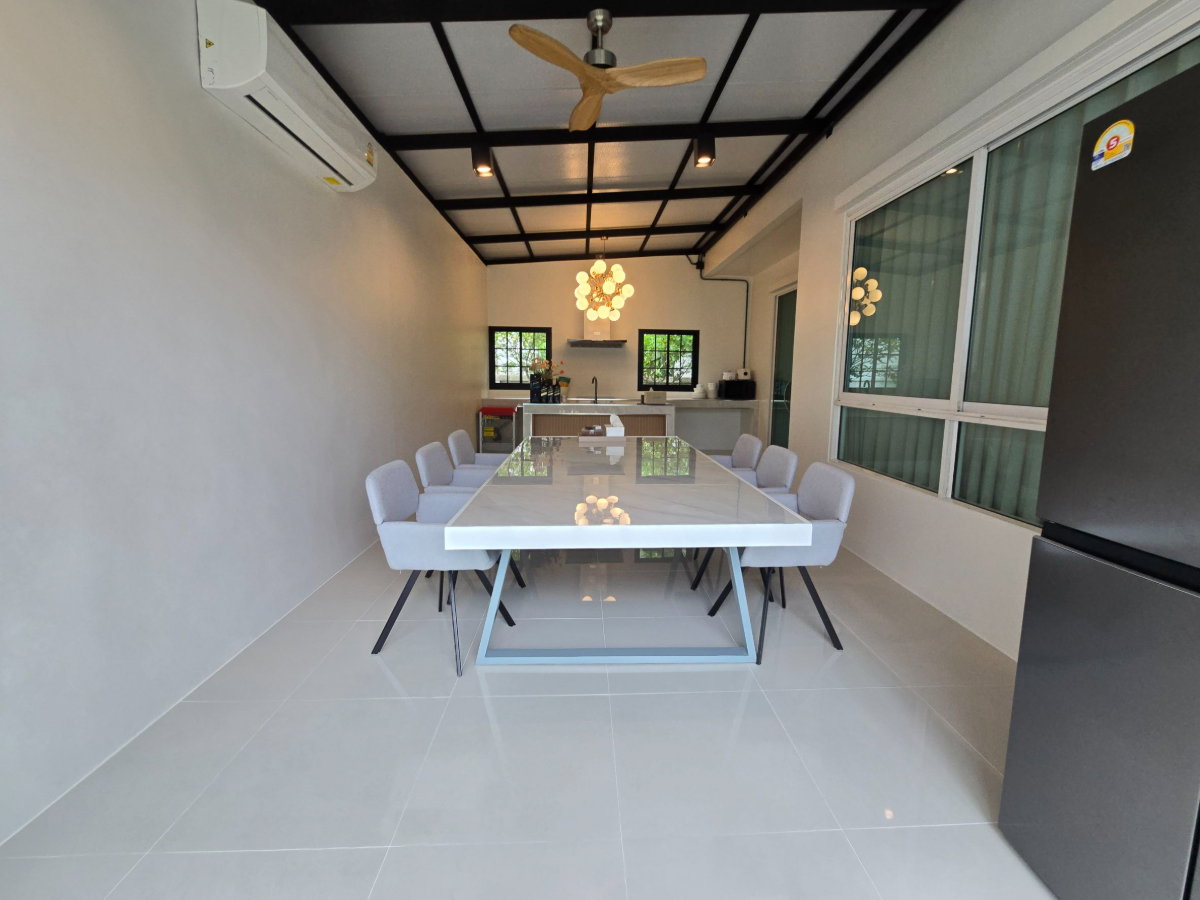 รูป Habitia Motif ฮาบิเทีย โมทิฟ บ้านเดี่ยวหลังใหญ่ กว้างมาก แต่งใหม่ มีบ่อปลาคราฟท์ เฟอร์นิเจอร์สวยพร้อมอยู่ - รูปที่ 19/59