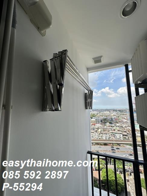 รูป P-55294 ให้เช่า Regent Home Wutthakat 1 ห้องนอน ชั้น 20 วิวเมืองสวย ใกล้ BTS ตลาดพลู Line: @easythaihome 085-592-2897 - รูปที่ 10/13
