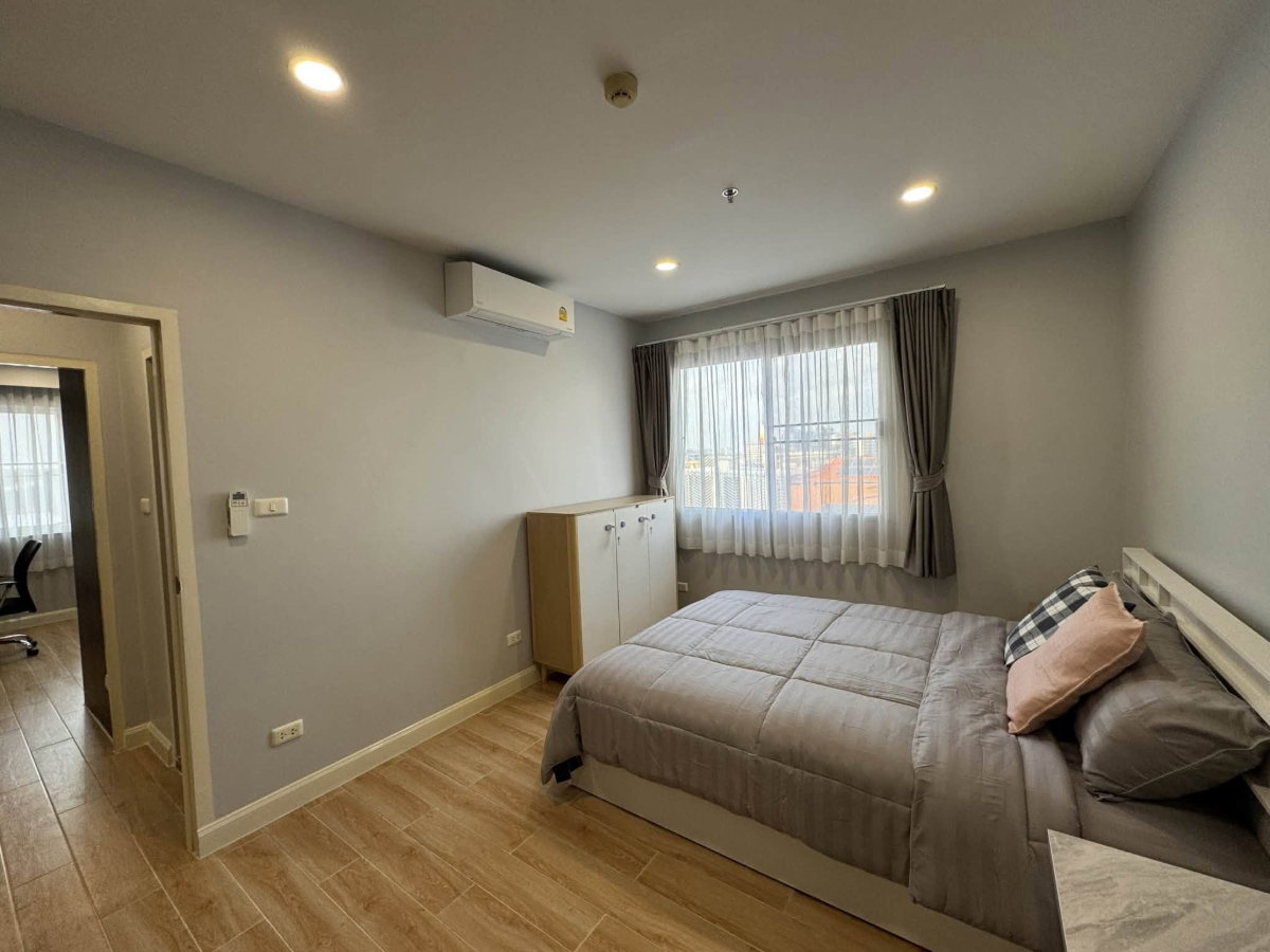 รูป Condo for RENT:  City Home Sukhumvit 101   𝐒𝐢𝐳𝐞 :  69 sqm. 2 Bed 1 Bath /Corner room/ Facing northeast  on  8th  Building : A1  ✅Fully furnished - รูปที่ 8/17