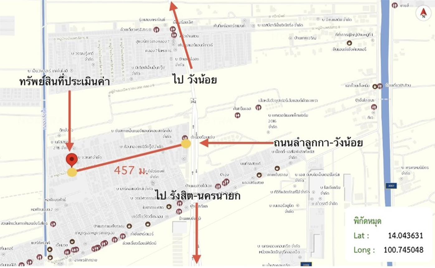 รูป บ้านเดี่ยว 36.2 ตร.วา นันทญา พรธิสาร 9 คลองหลวง ปทุมธานี 2.4M - รูปที่ 15/16