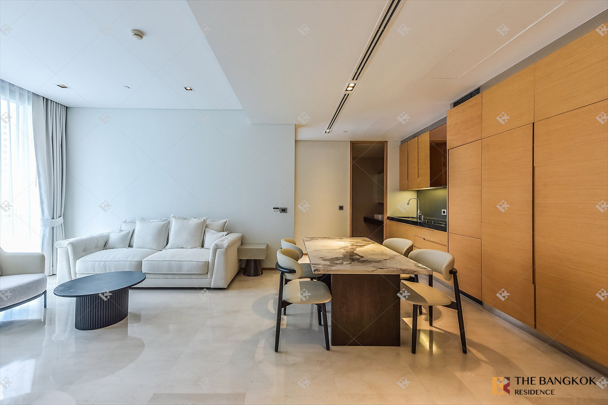 รูป เช่าคอนโด 💎 Saladaeng Residences 2นอน 90ตร.ม. 85k ✨ ยูนิตกว้าง พร้อมเช่า ใกล้ BTS ศาลาแดง  - รูปที่ 3/12