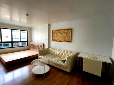 Condos for rent : P-53793 | Lumpini Place Rama IV - Sathorn 🔥✨ Studio Condo for Rent | Building View | Fully Furnished | Washing Machine | Near MRT Lumphini 