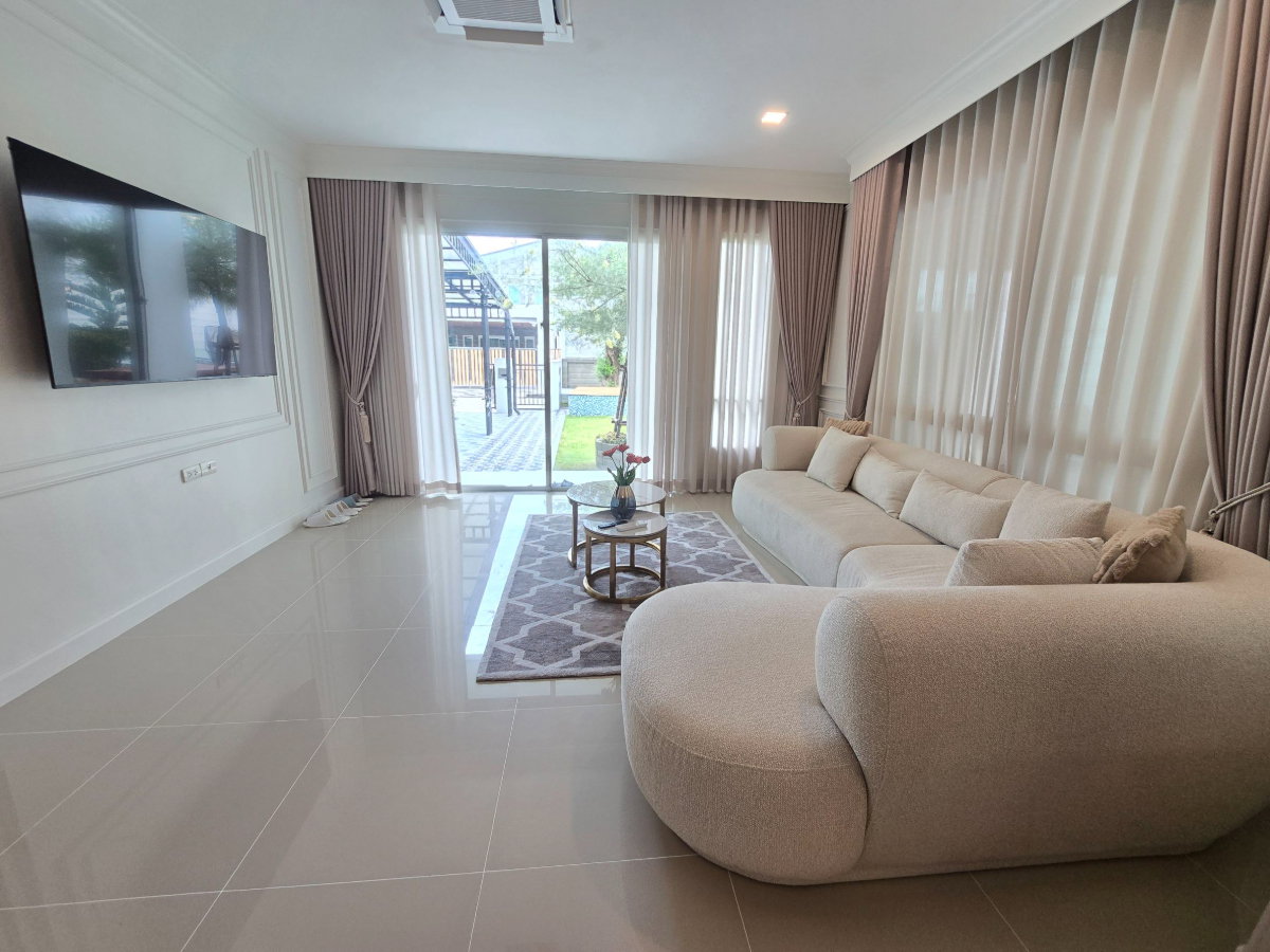 รูป Habitia Motif ฮาบิเทีย โมทิฟ บ้านเดี่ยวหลังใหญ่ กว้างมาก แต่งใหม่ มีบ่อปลาคราฟท์ เฟอร์นิเจอร์สวยพร้อมอยู่ - รูปที่ 27/59