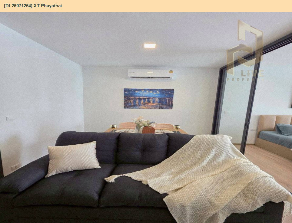 รูป DL26071264 ให้เช่าคอนโด เอ็กซ์ที พญาไท (XT PHAYATHAI) ใกล้ BTS พญาไท พร้อมเข้าอยู่ โทรด่วน 0653619502 LineID @952jdxxk - รูปที่ 3/9