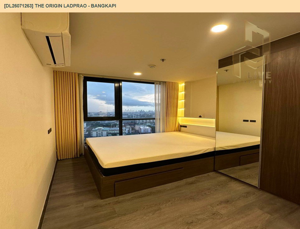 รูป DL26071263 ให้เช่าคอนโด ดิ ออริจิ้น ลาดพร้าว - บางกะปิ (THE ORIGIN LADPRAO - BANGKAPI) ใกล้ - พร้อมเข้าอยู่ โทรด่วน 0653619502 LineID @952jdxxk - รูปที่ 4/6