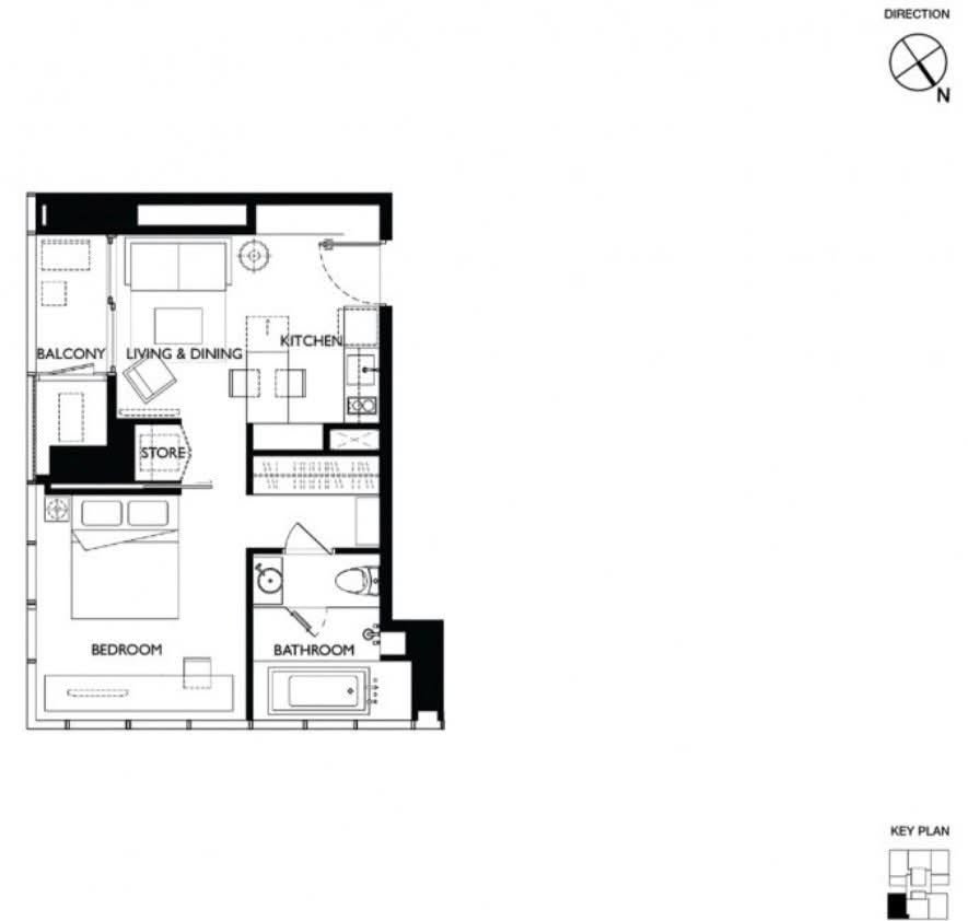 รูป Condo for RENT/Sale : M Silom 𝐒𝐢𝐳𝐞 : 53 sqm. 𝐓𝐲𝐩𝐞 : 1 Bedroom /1 Bathroom/City view 𝐅𝐥𝐨𝐨𝐫 : high floor ✅Fully furnished - รูปที่ 11/14