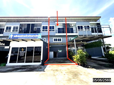 อาคารพาณิชย์ กำแพงเพชร : อาคารพาณิชย์ 25.6 ตร.วา บึงสามัคคี กำแพงเพชร 3.5M