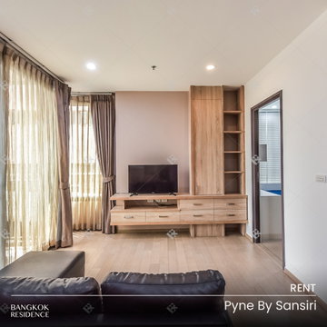 Rental Condo 🌃 Pyne By Sansiri, 2BR 67.77 sq.m. 36K 💙 Beautiful Unit at the Best Price, Near BTS Ratchathewi