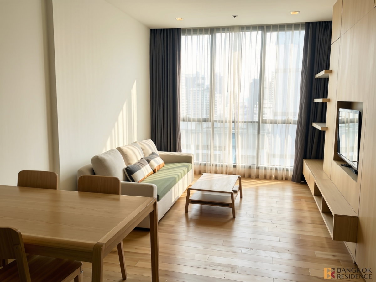 รูป เช่าคอนโด 💎 Hyde Sukhumvit 13 2นอน 74ตร.ม. 40k 💫 ห้องชั้นสูง วิวสวย ใกล้ BTS นานา  - รูปที่ 2/7