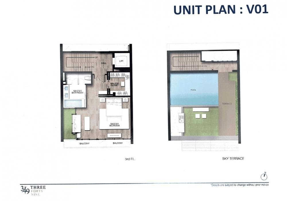 รูป มีสระว่ายน้ำส่วนตัว สวย หรูหรา ทาวน์โฮม 5 ชั้น หมู่บ้าน 349 Residence 3 ห้องนอน 3 ที่จอดรถ ใกล้โรงเรียนนานาชาติ - รูปที่ 27/27