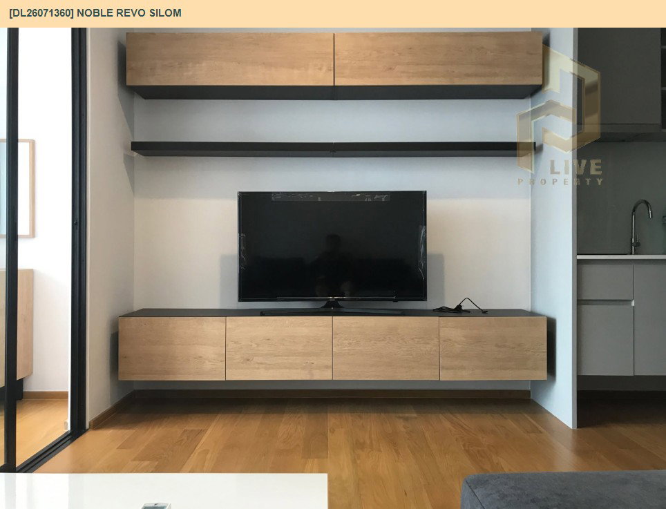 รูป DL26071360 ให้เช่าคอนโด โนเบิล รีโว สีลม (Noble Revo Silom) ใกล้ BTS สุรศักดิ์ พร้อมเข้าอยู่ โทรด่วน 0653619502 LineID @952jdxxk - รูปที่ 4/9