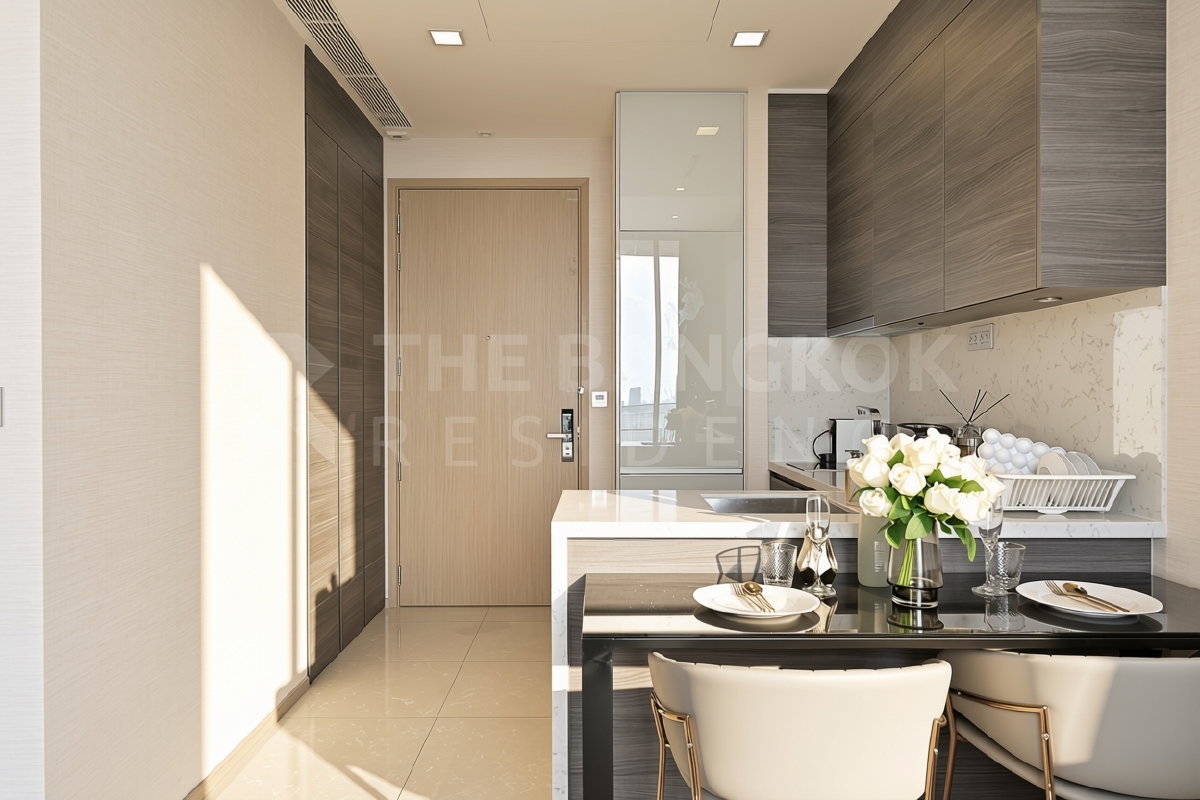 picture Rental Condo 🌇 The Esse Asoke, 1BR 37 sq.m. 35K ☄️ Beautiful Unit, Near MRT Sukhumvit  - 8/10