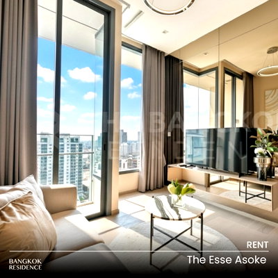 คอนโดให้เช่า : เช่าคอนโด 🌇 The Esse Asoke 1นอน 37ตร.ม. 35K ☄️ ยูนิตสวย ใกล้ MRT สุขุมวิท 