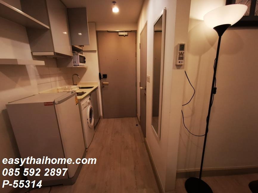 รูป P-55314 ดีลสุดพิเศษ เช่าคอนโดห้องสวย Ideo Mobi Sukhumvit ห้องสตูดิโอ ชั้น 21 อาคาร B วิวเมือง ใกล้ BTS อ่อนนุช Line: @easythaihome 085-592-2897 - รูปที่ 4/7