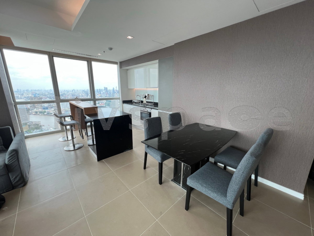 รูป ▚ LL122ツ ให้เช่า: The River Condominium 2 ห้องนอน 130ตร.ม. ชั้นสูง ห้องมุม วิวแม่น้ำเจ้าพระยา เห็น Iconsiam เฟอร์ครบพร้อมอยู่✨ - รูปที่ 5/14