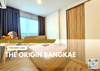 Condos for rent : For Rent ✨ The Origin Bangkae ✨ Fully furnished and equipped with appliances; near MRT Bang Khae.