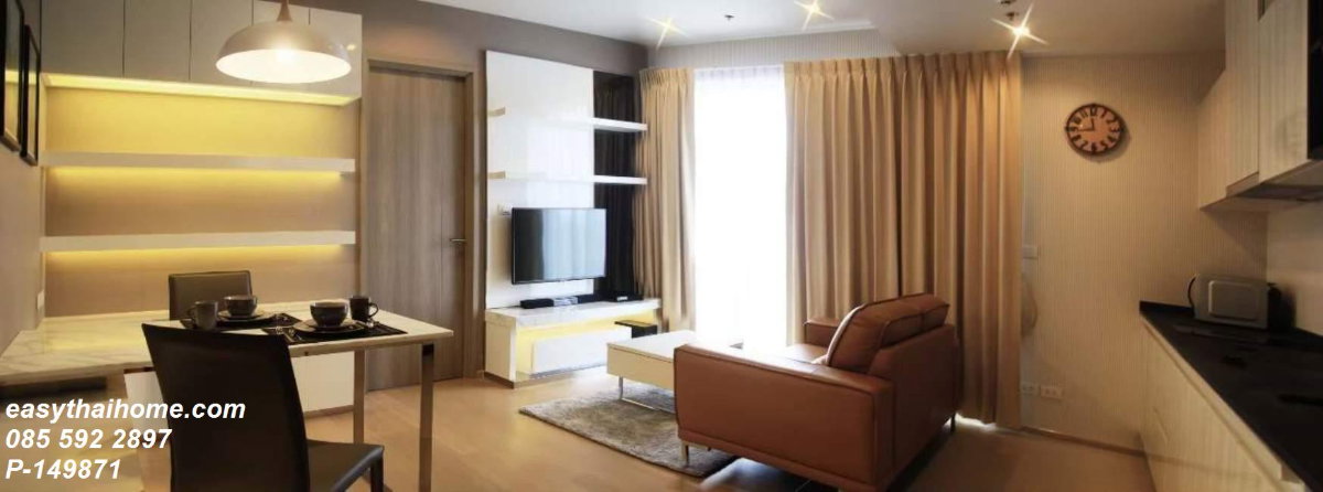 รูป P-149871 ให้เช่าคอนโดหรู HQ Thonglor by Sansiri 1 ห้องนอน ชั้น 29 วิวเมือง เฟอร์เครื่องใช้ไฟฟ้าครบ ใกล้ BTS ทองหล่อ Line: @easythaihome 085-592-2897 - รูปที่ 9/10