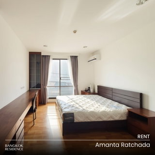 รูปภาพ Rental Condo 🌇 Amanta Ratchada, 2BR 84 sq.m. 33K 💛 Beautiful Fully Furnished Unit, Near MRT Thailand Cultural Centre