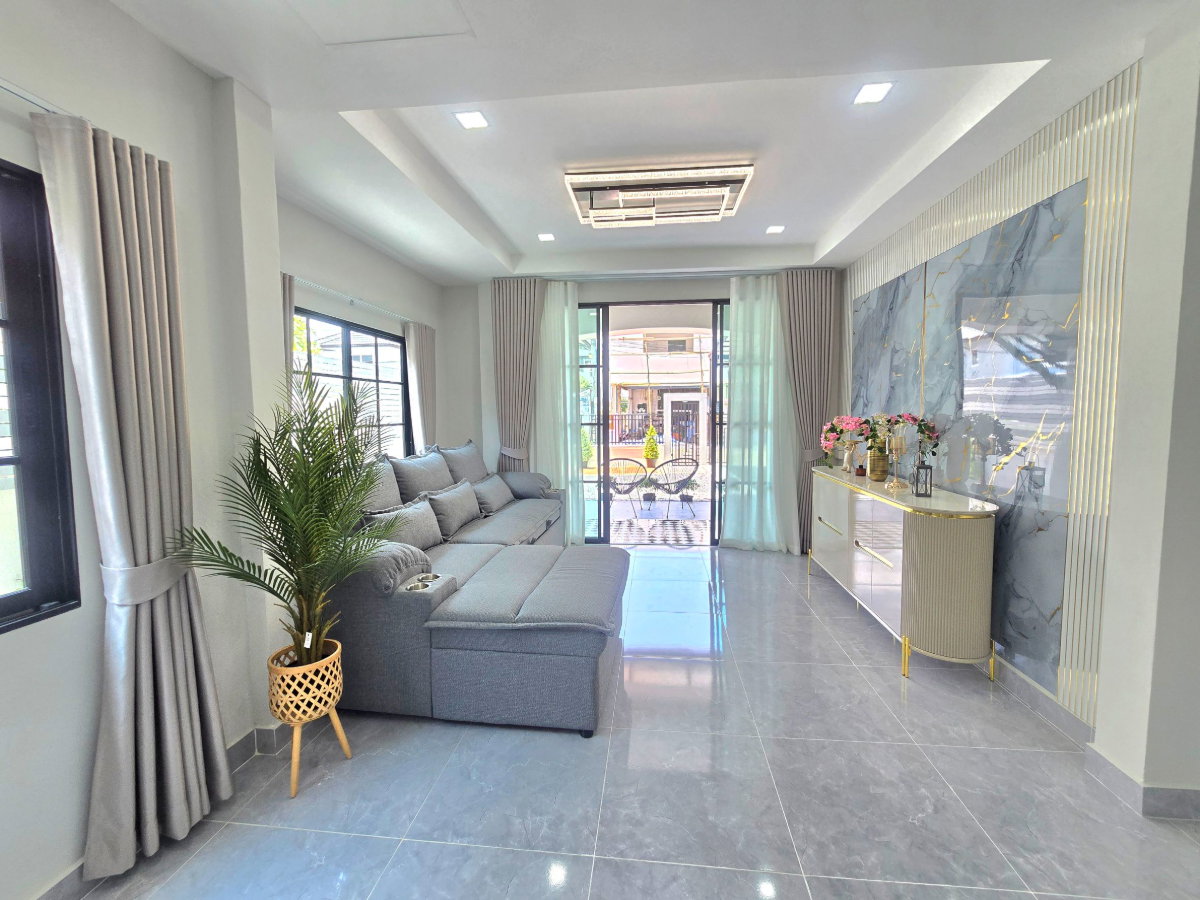 รูป  KC Garden Home 9 (เคซี.การ์เด้นโฮม 9) ถนนนิมิตใหม่40 บ้านเดี่ยวหลังใหญ่ กว้างมาก ทำเลดี รีโนเวทใหม่ เฟอร์นิเจอร์สวย พร้อมอยู่ ราคาถูก - รูปที่ 19/39