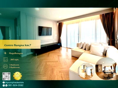 เช่าบ้านเดี่ยว บางพลี สมุทรปราการ : CD03778 - Centro Bangna km.7 : MegaBangna 